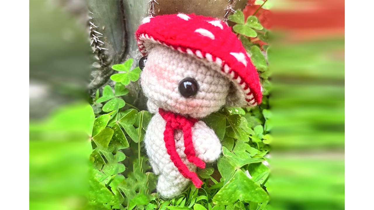 Crochet Mushroom Doll Amigurumi PDF Free Pattern 1 1