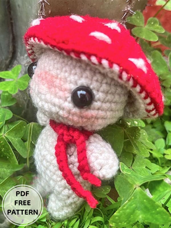 Crochet Mushroom Doll Amigurumi PDF Free Pattern 2