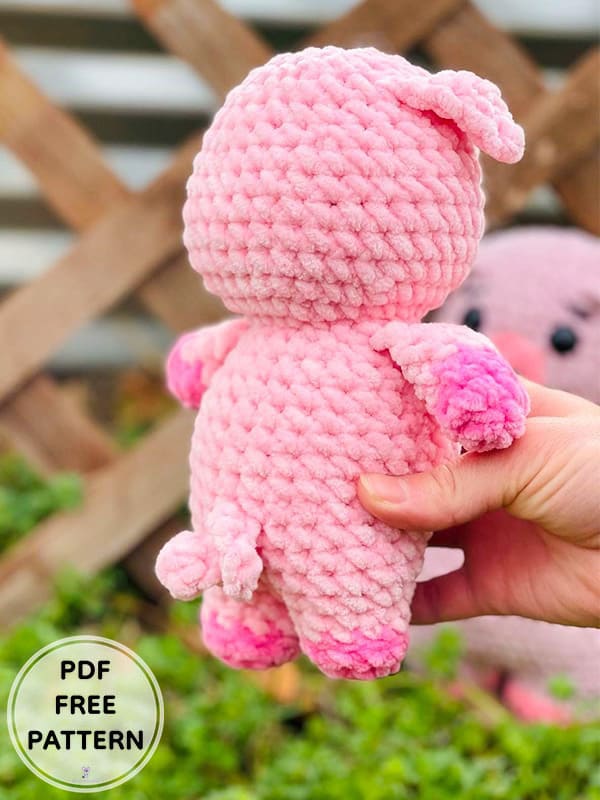 Crochet Plush Momma Pig PDF Amigurumi Free Pattern2
