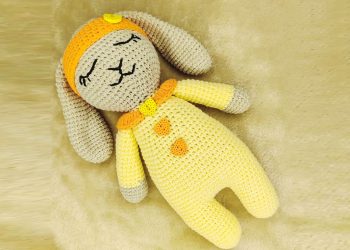 Crochet Sleeping Bunny PDF Amigurumi Free Pattern