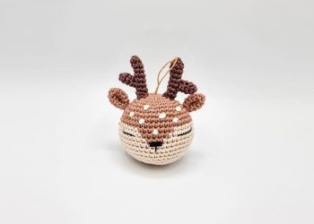 Deer Ornament Crochet Amigurumi Free PDF Pattern
