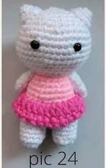 Hello Kitty Amigurumi Free Crochet PDF Pattern 1