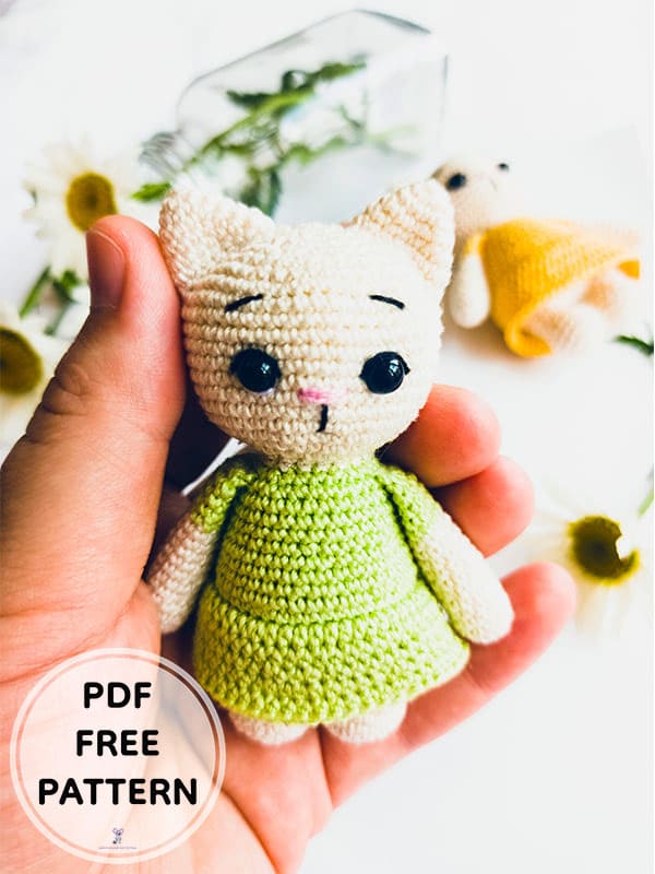 Mrs. Crochet Cat Amigurumi PDF Free Pattern 3 1