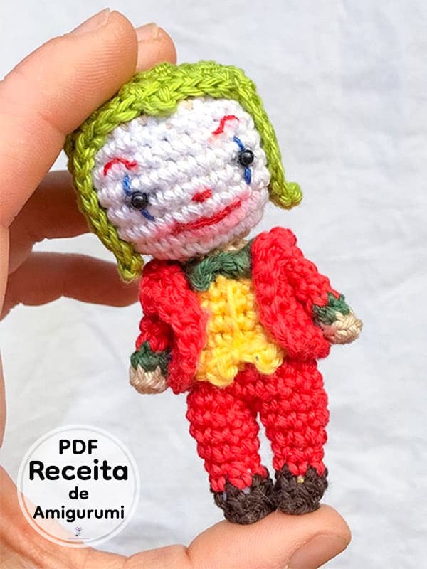 PDF Croche Boneca Joker Receita De Amigurumi Gratis 1