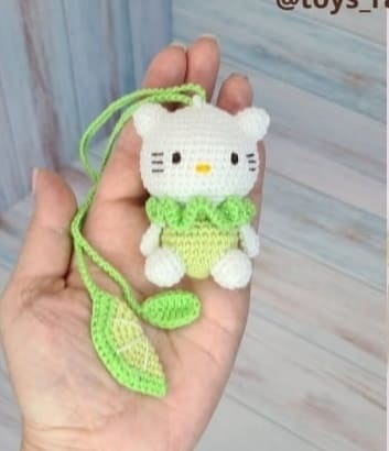 PDF Croche Chaveiro Hello Kitty Receita De Amigurumi Gratis Montagem2