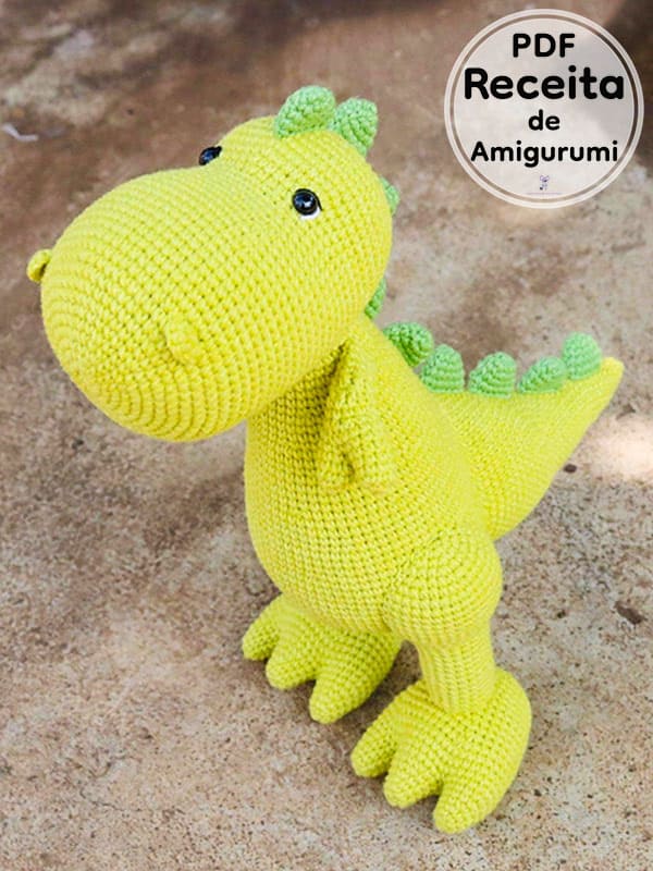 PDF Croche Dinossauro Receita De Amigurumi Gratis 2