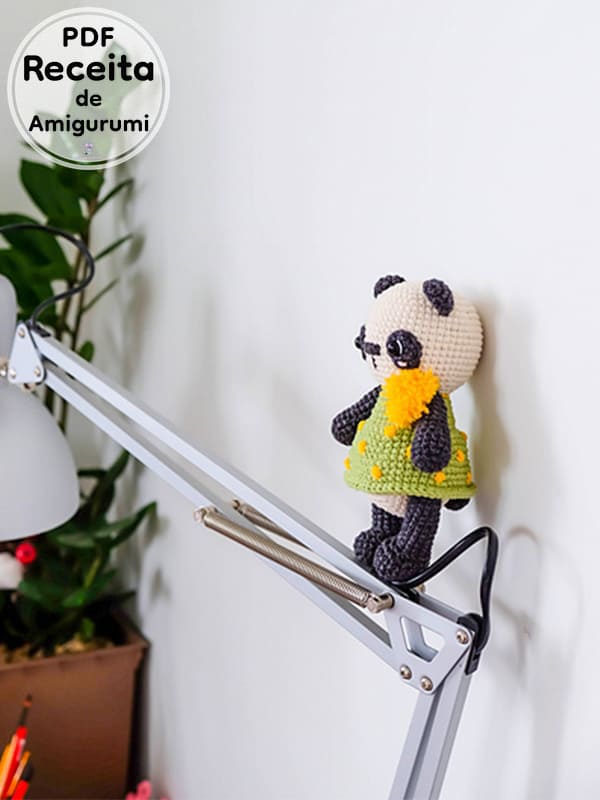 PDF Croche Pequeno Panda Receita De Amigurumi Gratis 3