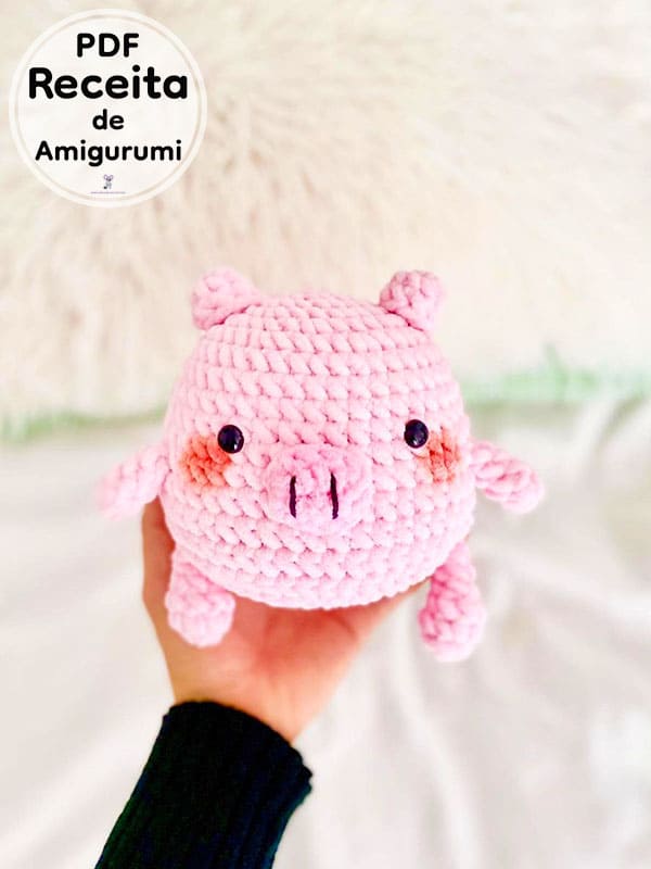 PDF Croche Pequeno Porco Lizzo Receita De Amigurumi Gratis 1