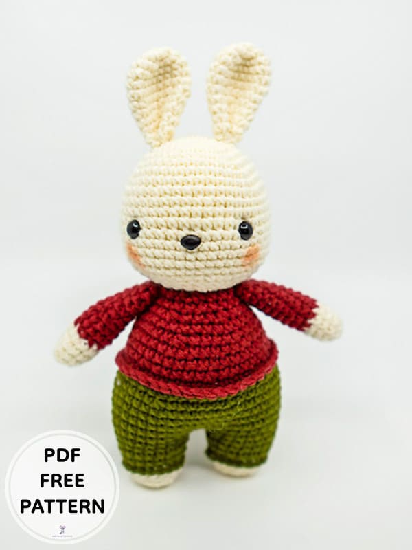 Tommy The Crochet Bunny Amigurumi Free PDF Pattern 2 1