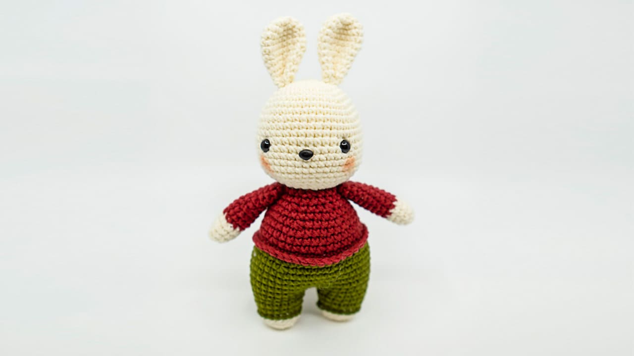 Tommy The Crochet Bunny Amigurumi Free PDF Pattern 4