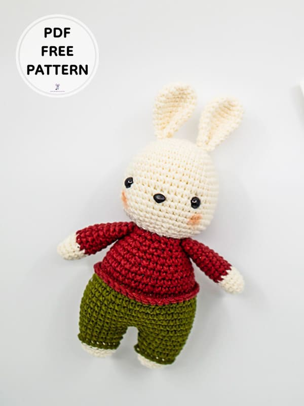 Tommy The Crochet Bunny Amigurumi Free PDF Pattern3