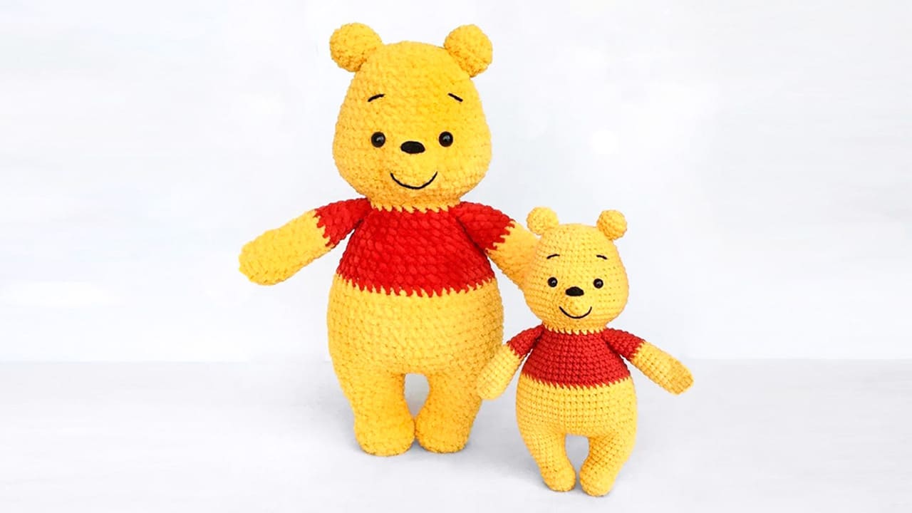 Winnie The Pooh Plush Crochet Bear Amigurumi Free Pattern 3