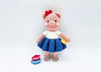 Crochet Pig Marceline Free Amigurumi Pattern