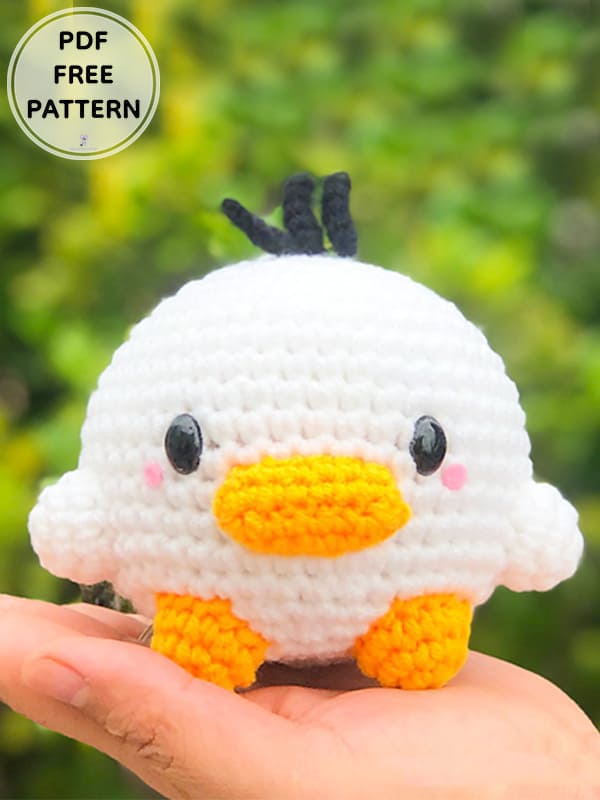 Crochet Duck With Hat Amigurumi Free Pattern 2 1