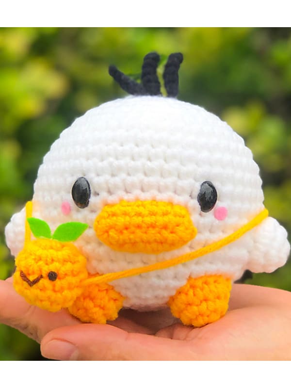 Crochet Duck With Hat Amigurumi Free Pattern 2