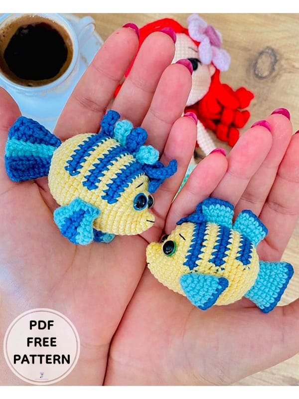 Crochet Fish Flounder Amigurumi Free PDF Pattern2
