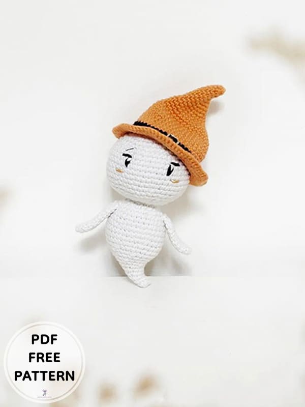 Crochet Ghost Amigurumi Free PDF Pattern1