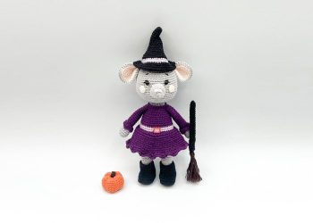 Crochet Witch Mouse Amigurumi Free Pattern