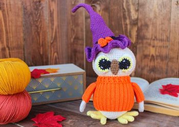 Halloween Crochet Owl Amigurumi Free Pattern