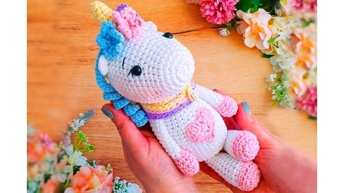 Unicornio Amigurumi PDF Patrón Gratis - 500+ PDF Passo a Passo