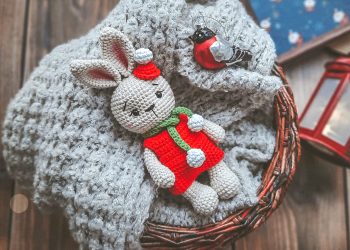 Christmas Costume Crochet Bunny Amigurumi Free Pattern