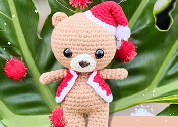 Christmas Crochet Bear Jake PDF Free Amigurumi Patterns