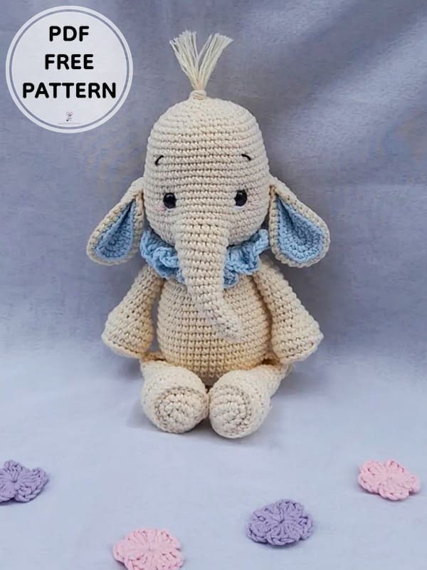 Crochet Elephant Jace PDF Free Amigurumi Patterns 2