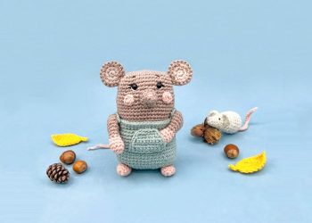 Crochet Mouse Gustave Amigurumi Free Pattern