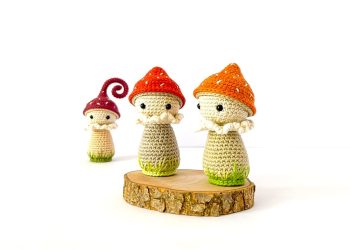 Crochet Mushroom Wildlings PDF Amigurumi Free Pattern