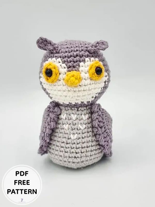 Crochet Owl Daphne Amigurumi Free PDF Pattern