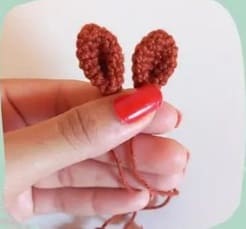 Crochet Reindeer Nora PDF Free Amigurumi Patterns Ears