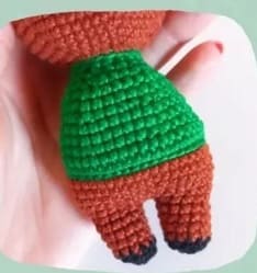 Crochet Reindeer Nora PDF Free Amigurumi Patterns Legs