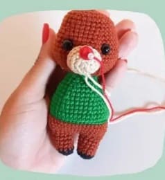 Crochet Reindeer Nora PDF Free Amigurumi Patterns Nose