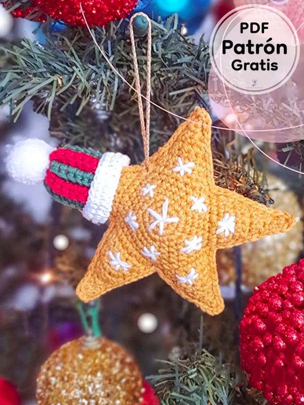 Estrella Amigurumis Navidad Faciles PDF Patron Gratis2