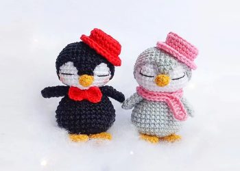 Mr and Mrs Crochet Penguin PDF Amigurumi Free Pattern