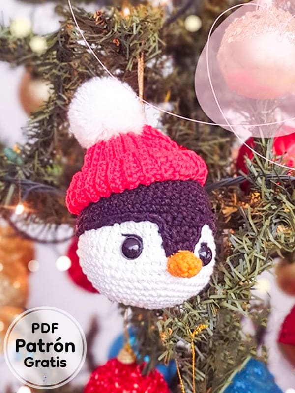 Pinguino Amigurumis Navidad Faciles PDF Patron Gratis 2