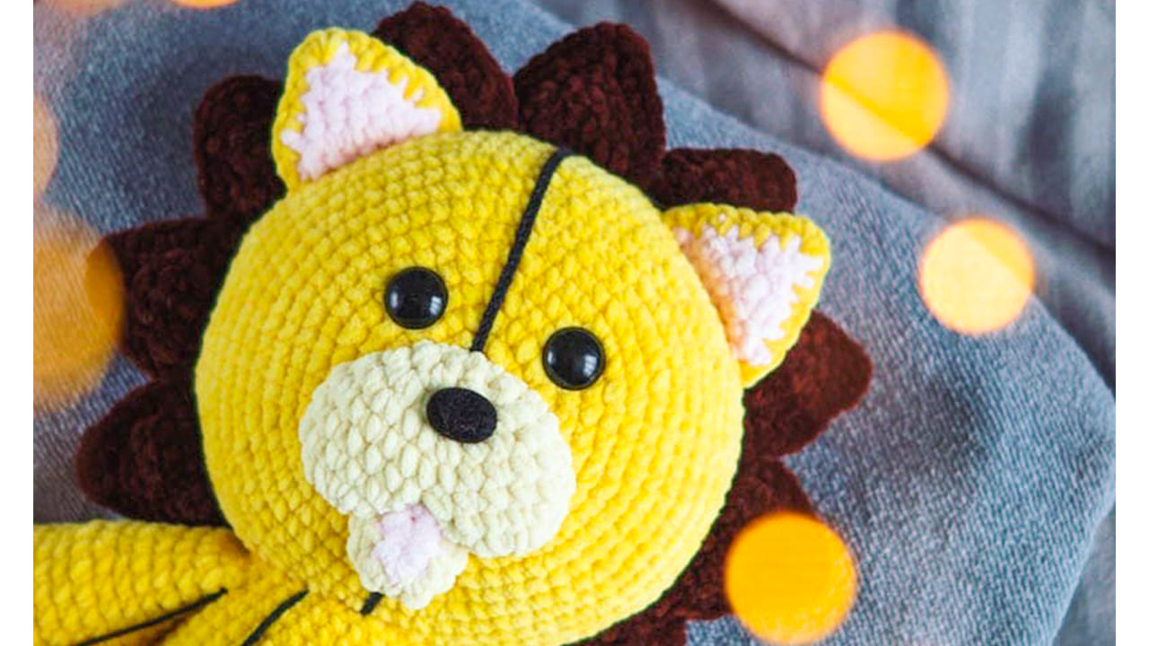 Plush Crochet Lion Amigurumi Free Pdf Pattern 2
