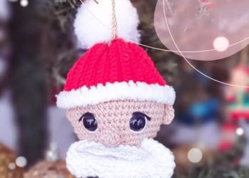 Santa Claus Ornament Amigurumi Doll Free Pattern PDF