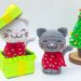 Christmas Crochet Cat Amigurumi Free PDF Pattern 1 75x75