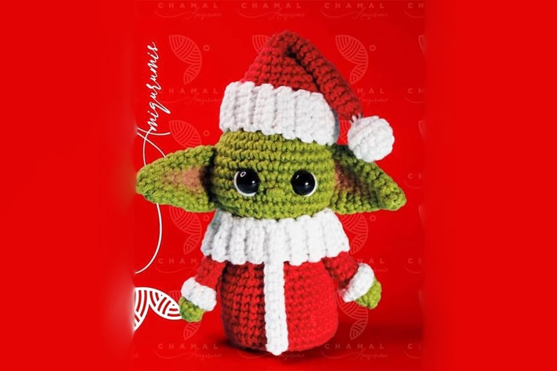 Crochet Baby Yoda Christmas PDF Free Amigurumi Patterns 002