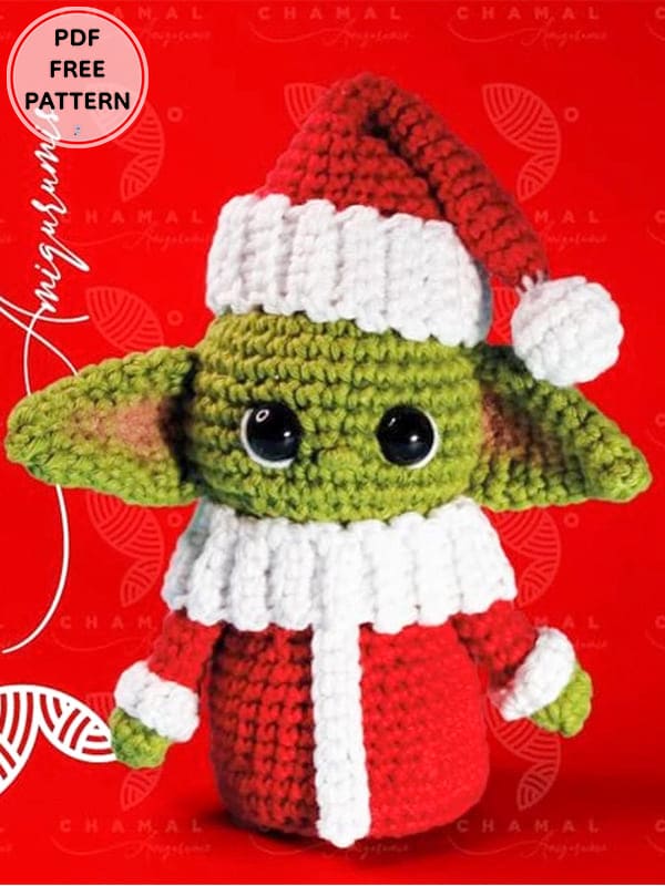 Crochet Baby Yoda Christmas PDF Free Amigurumi Patterns 2