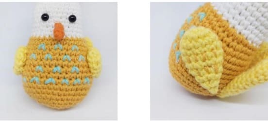 Crochet Bird Little Peacock Free Amigurumi Patterns PDF Assembly