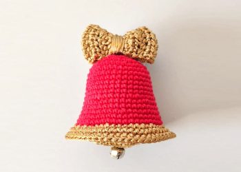 Crochet Christmas Bell Ornament Free PDF Pattern