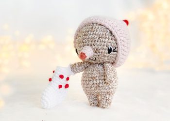 Crochet Christmas Little Mole Amigurumi Free PDF Pattern