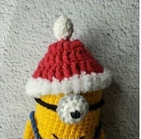 Crochet Christmas Ornaments Minion Rush Free Amigurumi Patterns Cap