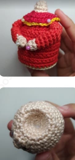Crochet Doll Master Mage PDF Free Amigurumi Patterns Head
