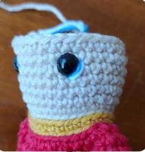 Crochet Doll Tin Soldier PDF Free Amigurumi Patterns Head