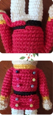 Crochet Doll Tin Soldier PDF Free Amigurumi Patterns Jacket