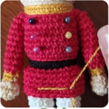Crochet Doll Tin Soldier PDF Free Amigurumi Patterns Jacket2