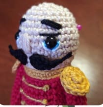 Crochet Doll Tin Soldier PDF Free Amigurumi Patterns Moustache
